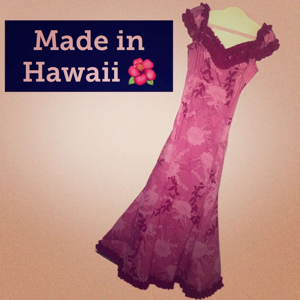 Flowered Hawaiian Mermaid Gown🌺🧜🏽‍♀️